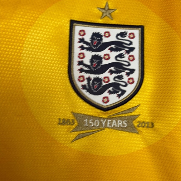 Nike England 2012-2013 Joe Hart Goalkeeper Football Long-sleeve Shirt Away - Picture 4 of 10